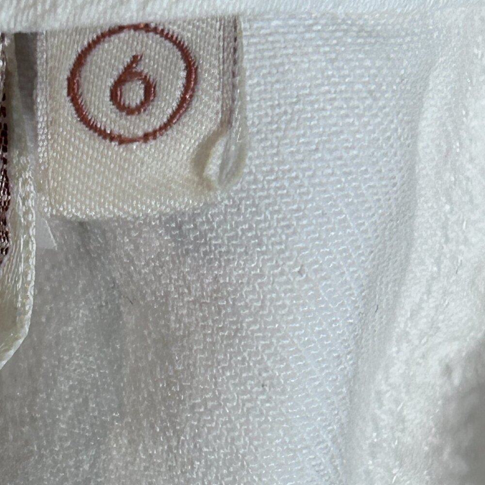 Jen7 by 7 for All Mankind White Side Bling Ankle Skinny Stretchy Jeans Size 6 - Picture 9 of 14